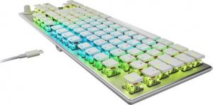 Klawiatura Roccat Klawiatura do gier  AZERTY  ROCCAT  Vulcan TKL Pro  bez klawiatury numerycznej  podswietlana  biala 3