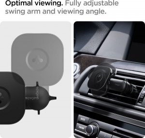 Spigen Uchwyt Samochodowy Magnetyczny Spigen Magsafe Vent Car Mount Black 6