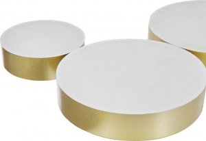 Lampa sufitowa Beliani Lampa sufitowa LED 5-punktowa metalowa złota LUGA! 6