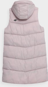4f Kamizelka Puchowa Beż S TDJAF093 2