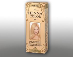 Venita Ziołowe Balsamy Henna Color 1 Słoneczny blond 75ml 1