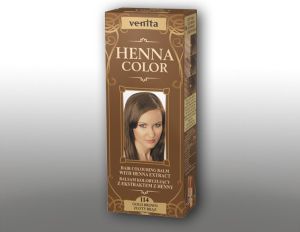 Venita Ziołowe Balsamy Henna Color 114 Złoty brąz 75ml 1