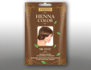 Venita Ziołowa odżywka koloryzująca Henna Color 30g 14 kasztan 1