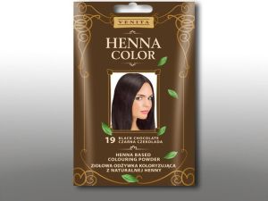 Venita Ziołowa odżywka koloryzująca Henna Color 30g 19 Czarna czekolada 1