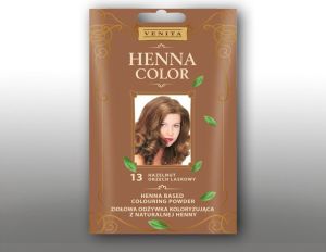 Venita Ziołowa odżywka koloryzująca Henna Color 30g 13 orzech laskowy 1
