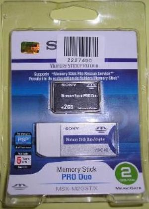 Karta Sony  (Memory Stick Pro Duo 2 GB + Adapter) 1