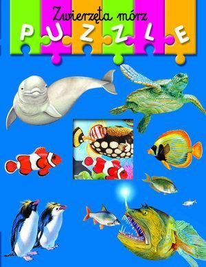 Książka z puzzlami. Zwierzęta mórz w.2012 1