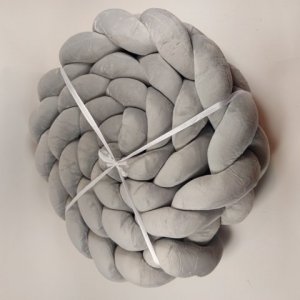 Oh My Home Ochraniacz do łóżeczka warkocz pleciony otulacz 3m 4