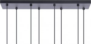 Lampa wisząca Kaja Wisząca lampa Falcon K-4933 kaskada nad łóżko czarna 11