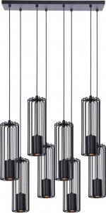 Lampa wisząca Kaja Wisząca lampa Falcon K-4933 kaskada nad łóżko czarna 2