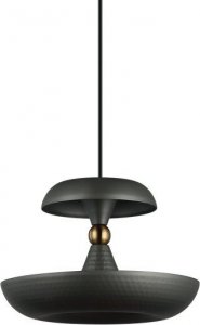 Lampa wisząca Italux Salonowa wisząca lampa Marina PND-73221-1M-GR czarna 1