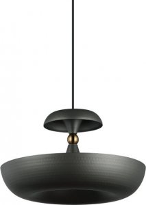 Lampa wisząca Italux Elegancka wisząca lampa Marina PND-73221-1L-GR czarna 1