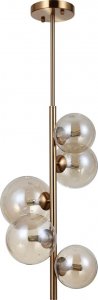 Lampa wisząca Italux Pokojowa lampa wisząca Canello PND-406007-V5-HBR mosiężna 2