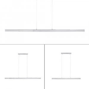 Lampa wisząca Paul Neuhaus Wisząca lampa liniowa Luzi do salonu LED 13W aluminium 6
