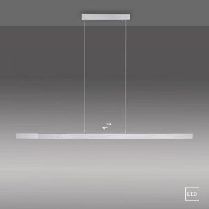 Lampa wisząca Paul Neuhaus Wisząca lampa liniowa Luzi do salonu LED 13W aluminium 8