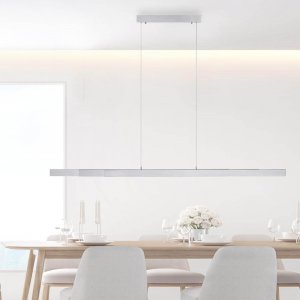 Lampa wisząca Paul Neuhaus Wisząca lampa liniowa Luzi do salonu LED 13W aluminium 10