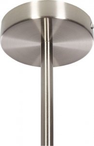 Lampa wisząca Beliani Lampa wisząca 10-punktowa metalowa srebrna RAMIS 8