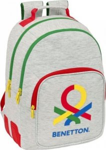 Benetton Plecak szkolny Benetton Pop Szary (32 x 42 x 15 cm) 1