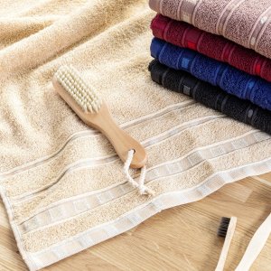 Miss Lucy Ręcznik bawełniany Miss Lucy Michael Basic 70x160 cm bordowy 7