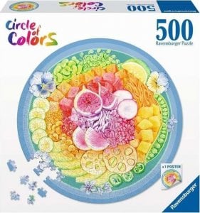 Ravensburger Puzzle 500 Paleta kolorów: poke bowl 1