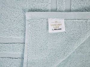 Beliani Komplet 9 ręczników bawełnianych frotte miętowy ATIU 3