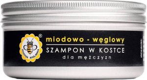 Miodowa Mydlarnia Szampon do włosów w kostce miodowo-węglowy dla mężczyzn, 70 g 1