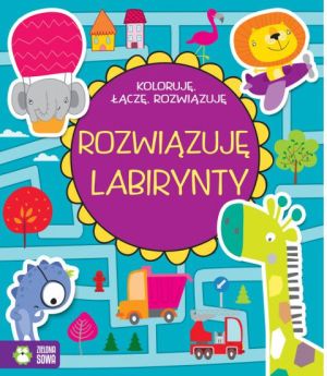 Koloruję, łączę, rozwiązuję. Rozwiązuję labirynty (232552) 1