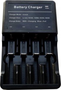 Ładowarka Z.P.H. Moto-Mer Ładowarka na 4 akumulatorki 3.7 v z USB 18350 14500 CR123 CE 1