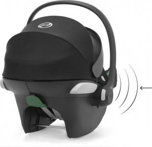 Fotelik samochodowy Cybex Fotelik samochodowy Aton B2 i-Size + Base One - 0-24 miesiace - Volcano Black CYBEX 3