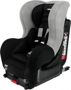 Fotelik samochodowy Nania Fotelik samochodowy NANIA Cosmo Double Isofix + pianka + klamra Grupa 0/1 - Od urodzenia do 18 kg - Szary 1