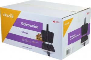 Gofrownica Dezal GOFROWNICA TYP 301.7 PROFI-W BIAŁA KRATKA 4 X 6 1300W GRUBOŚĆ XL RUCHOMY ZAWIAS, WŁĄCZNIK 7