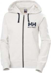 Helly Hansen Bluza damska W HH Logo Full Zip Hoodie 33994_823, biała r. S 1