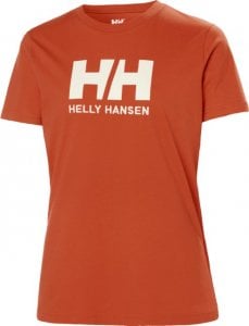 Helly Hansen Koszulka damska W HH Logo T-Shirt 34112_179, Pomarańczowa r. S 1