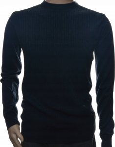 Leccos Sweter męski klasyczny elegancki kaszmir i wełna merynosów L 1