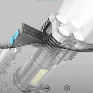 Latarka MOCNA latarka taktyczna ZASIĘG 500 M 5