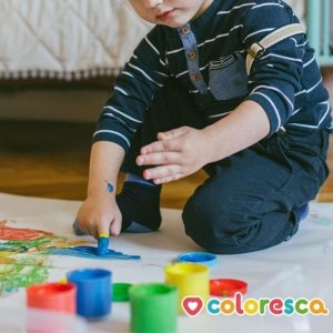 NoboKids Coloresca Farby Malucha do Malowania Palcami 4 szt 9