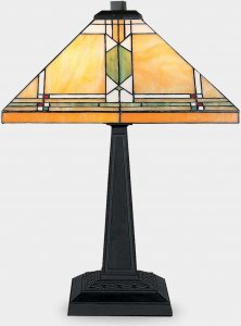 Lampa stołowa rzezbyzbrazu Lampa Witrażowa Egipt 1