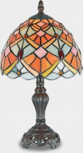 Lampa stołowa rzezbyzbrazu Lampa Witrażowa w Stylu Tiffany Wachlarz 1