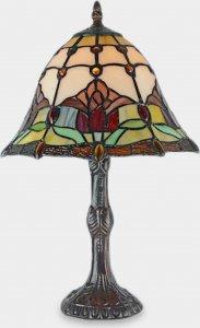 Lampa stołowa rzezbyzbrazu Lampa Witrażowa w Stylu Tiffany Tulipan Średnia 1