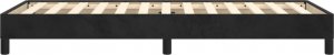 vidaXL vidaXL Rama łóżka, czarna, 80 x 200 cm, tapicerowana aksamitem 6