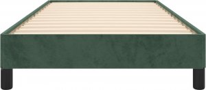 vidaXL vidaXL Rama łóżka, ciemnozielona, 90x190 cm, aksamitna 5