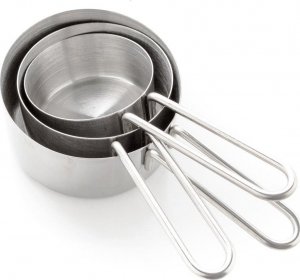 Excellent Houseware Excellent Houseware Miarki kuchenne stalowe / kubki do odmierzania zestaw 4 szt. 3