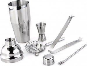 Orion Excellent Houseware Zestaw barowy do drinków shaker miarka barmańska 2