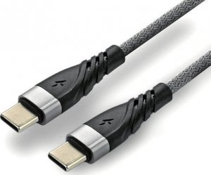 Kabel USB EverActive USB-A - USB-C 1 m Szary (CBB-1CG) 1