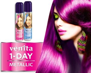 Venita 1-Day spray metallic nr 2 red 50ml 4