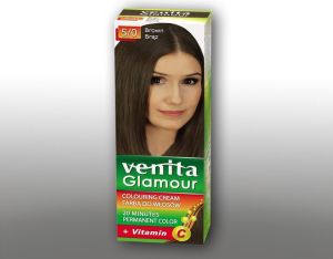 Venita Farba do włosów GLAMOUR 5/0 brąz 1