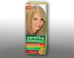 Venita Farba do włosów GLAMOUR 7/0 naturalny blond 1