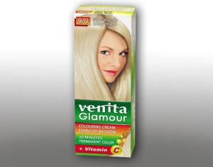 Venita Farba do włosów GLAMOUR 9/0 jasny blond 1
