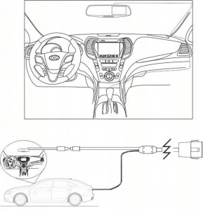 Wideorejestrator Techonic WIDEOREJESTRATOR KAMERA REJESTRATOR JAZDY 1080P W LUSTERKU Z KAMERĄ COFANIA 14