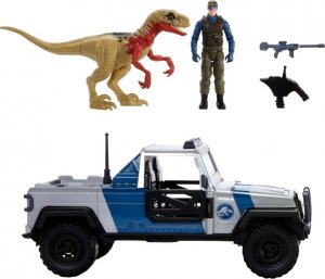 Figurka Mattel Jurassic World Pojazd tropiący - Dinoatak Zestaw do zabawy HKY13 3